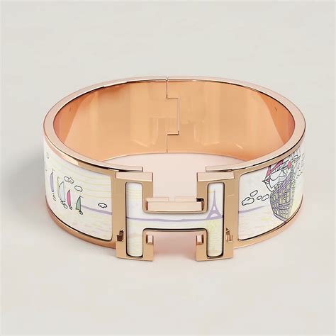 clic clac hermes con a|hermes click clack bracelet price.